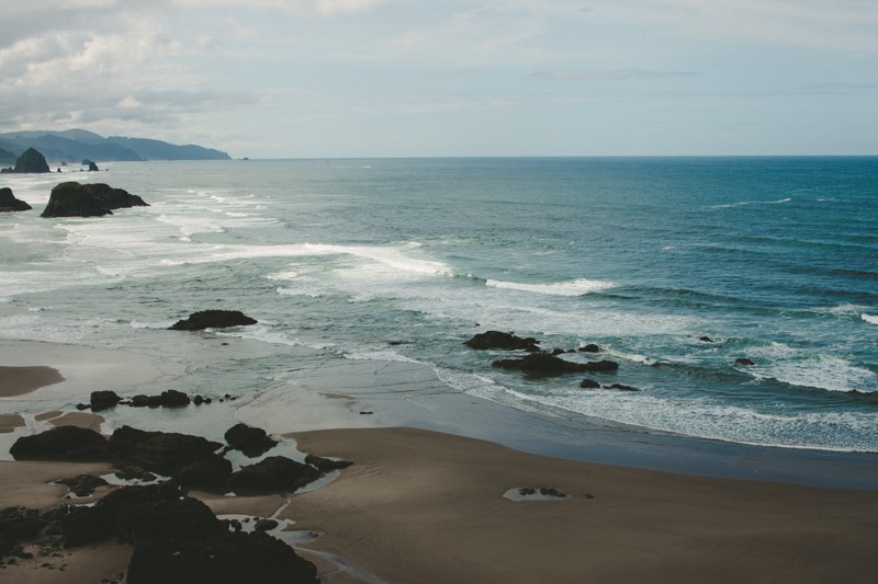 ecola state park beach