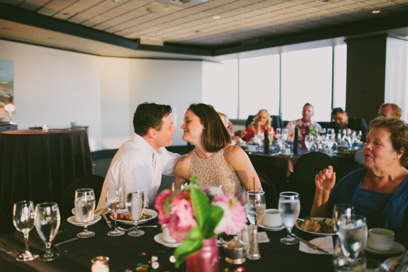 Columbia Tower Club elopement reception in Seattle, WA | PNW elopement + wedding photographer Meghann Prouse | www.photomegs.com