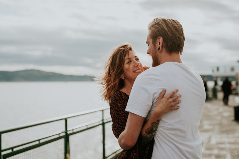 Fun ferry engagement session. 