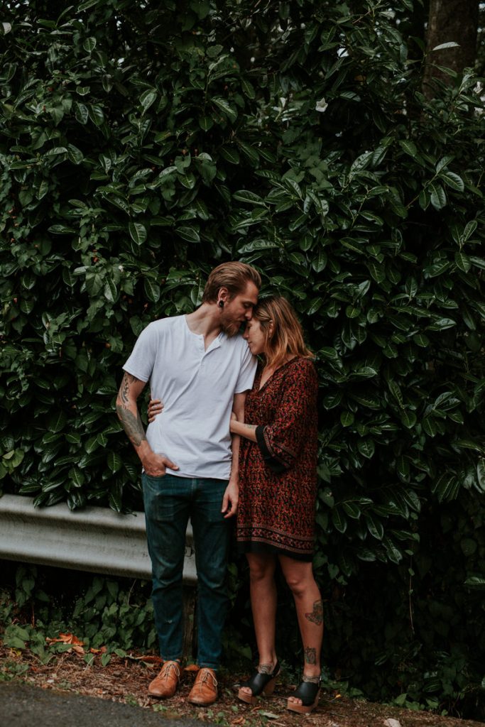 Moody Kitsap County engagement session. 