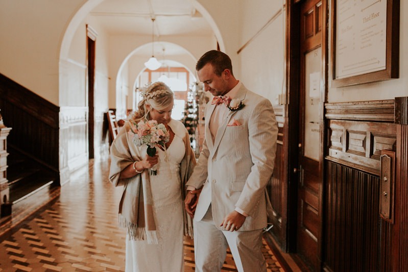 Lovely Port Townsend elopement at the historic Jefferson County Courthouse.