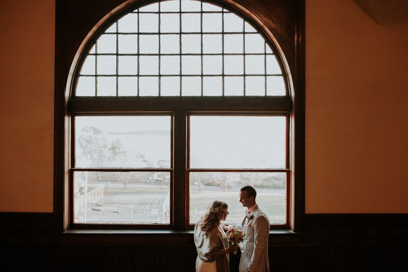 Historic Jefferson County Courthouse elopement photos in Port Townsend, Washington.
