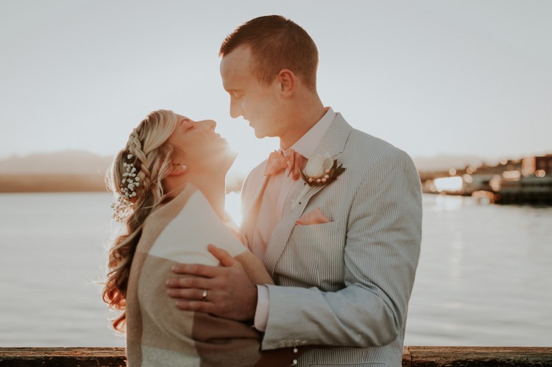 Adventurous PNW destination elopement in Port Townsend, Washington.