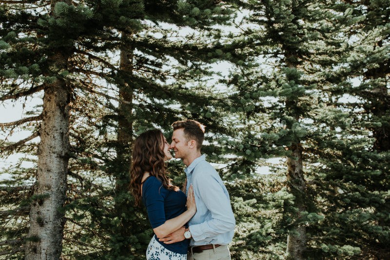 Mountain top engagement session, Olympic National Park | Bremerton wedding and elopement photographer Meghann Prouse | www.photomegs.com