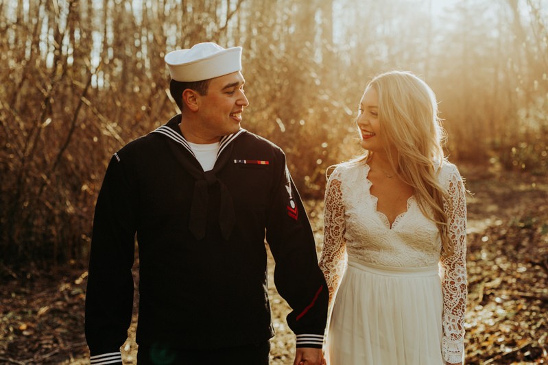 Military couple elopement inspiration | Seattle wedding + elopement photographer Meghann Prouse | www.photomegs.com