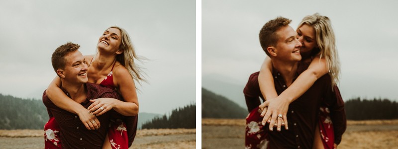 PNW mountaintop engagement session | Tacoma elopement + wedding