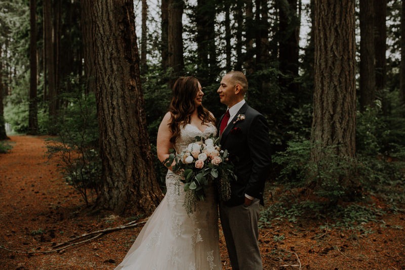 Summer Solstice romantic forest wedding | Seattle wedding + elopement photographer Meghann Prouse | www.photomegs.com