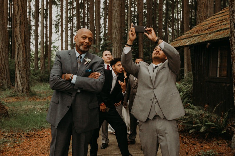 Fun and woodsy Poulsbo wedding at Kitsap Memorial State Park | PNW wedding + elopement photographer Meghann Prouse | www.photomegs.com