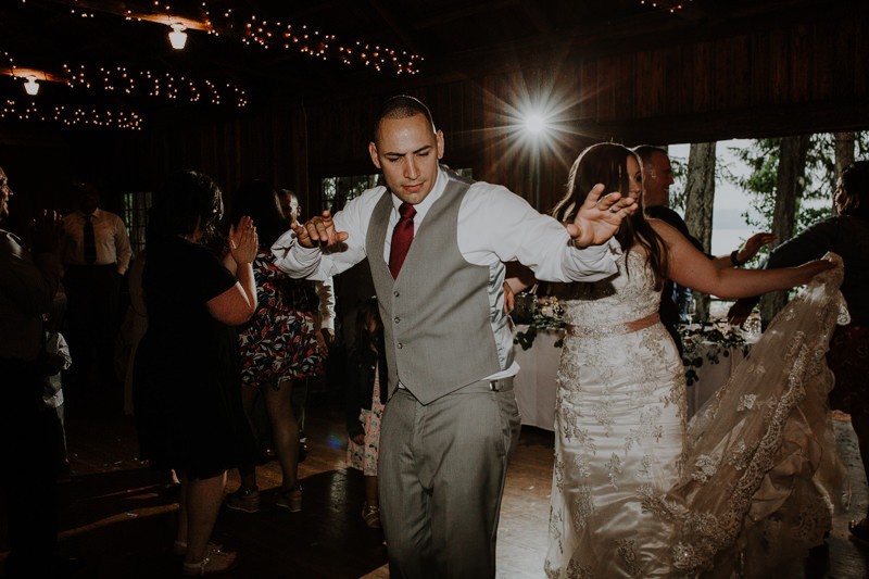 Dancing groom at indoor reception | PNW wedding + elopement photographer Meghann Prouse | www.photomegs.com