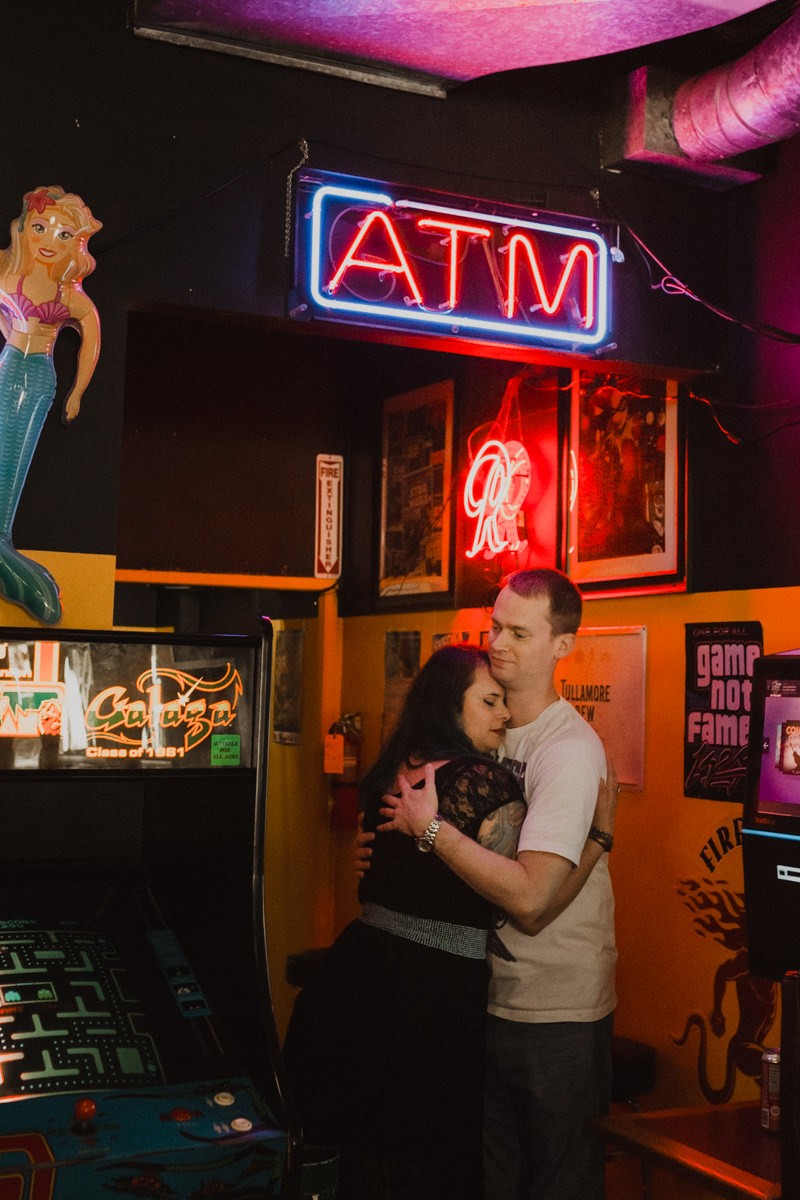 Arcade couples session | Seattle wedding photographer Meghann Prouse | www.photomegs.com