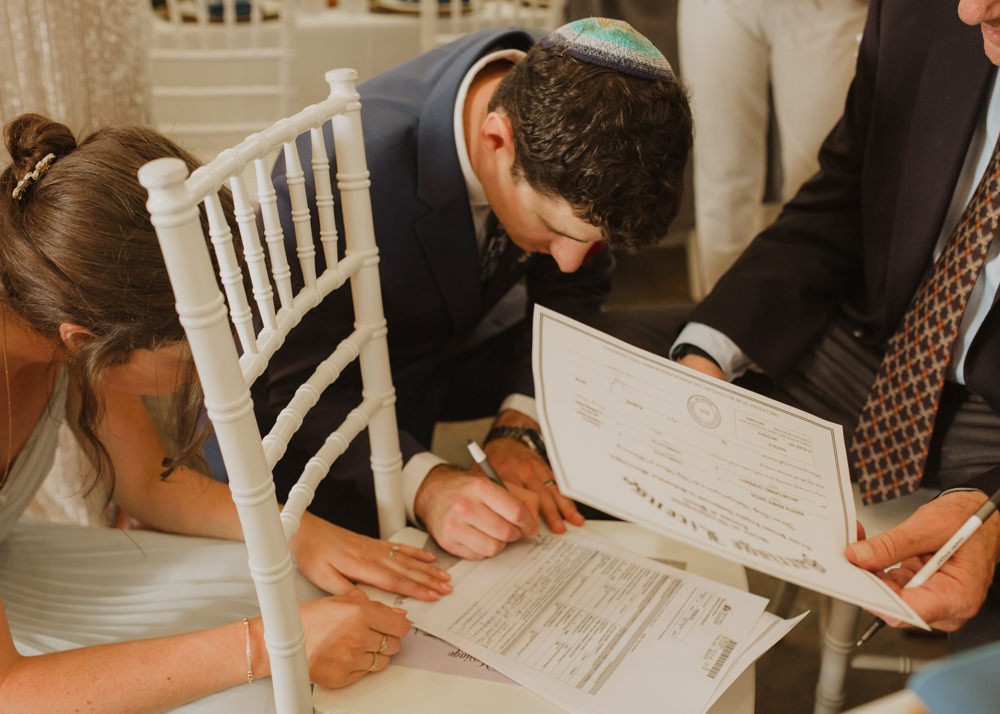 marriage license signing 