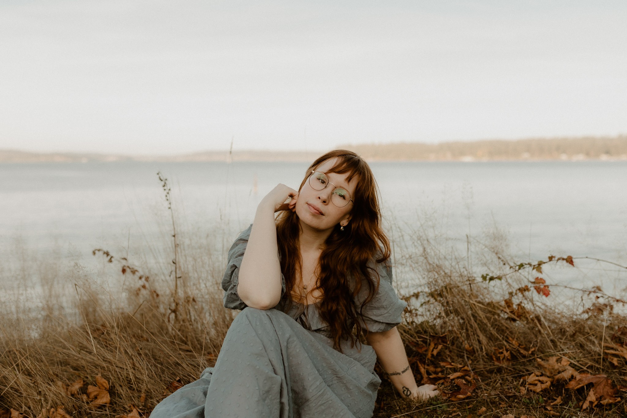 A portrait of Meghann Prouse, Kitsap County elopement & couples' photographer. 