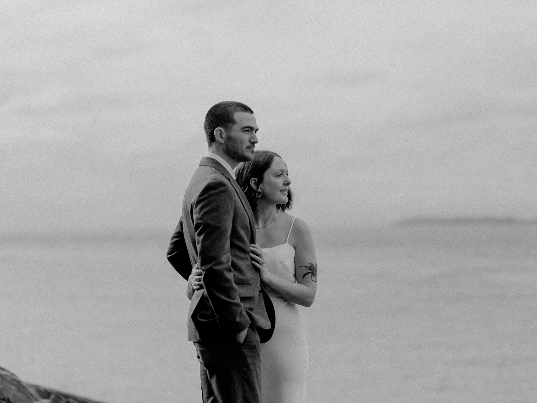 A quiet and sweet elopement at Deception Pass State Park. 