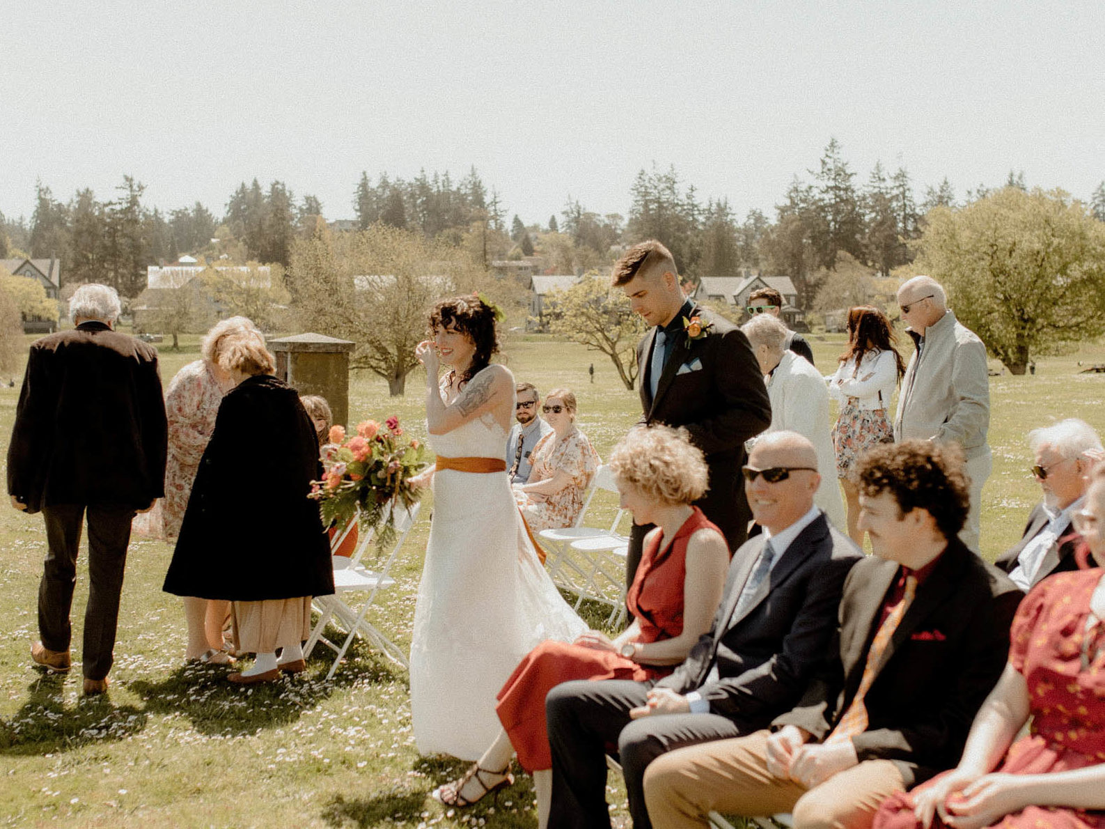 Simple Port Townsend elopement ceremony