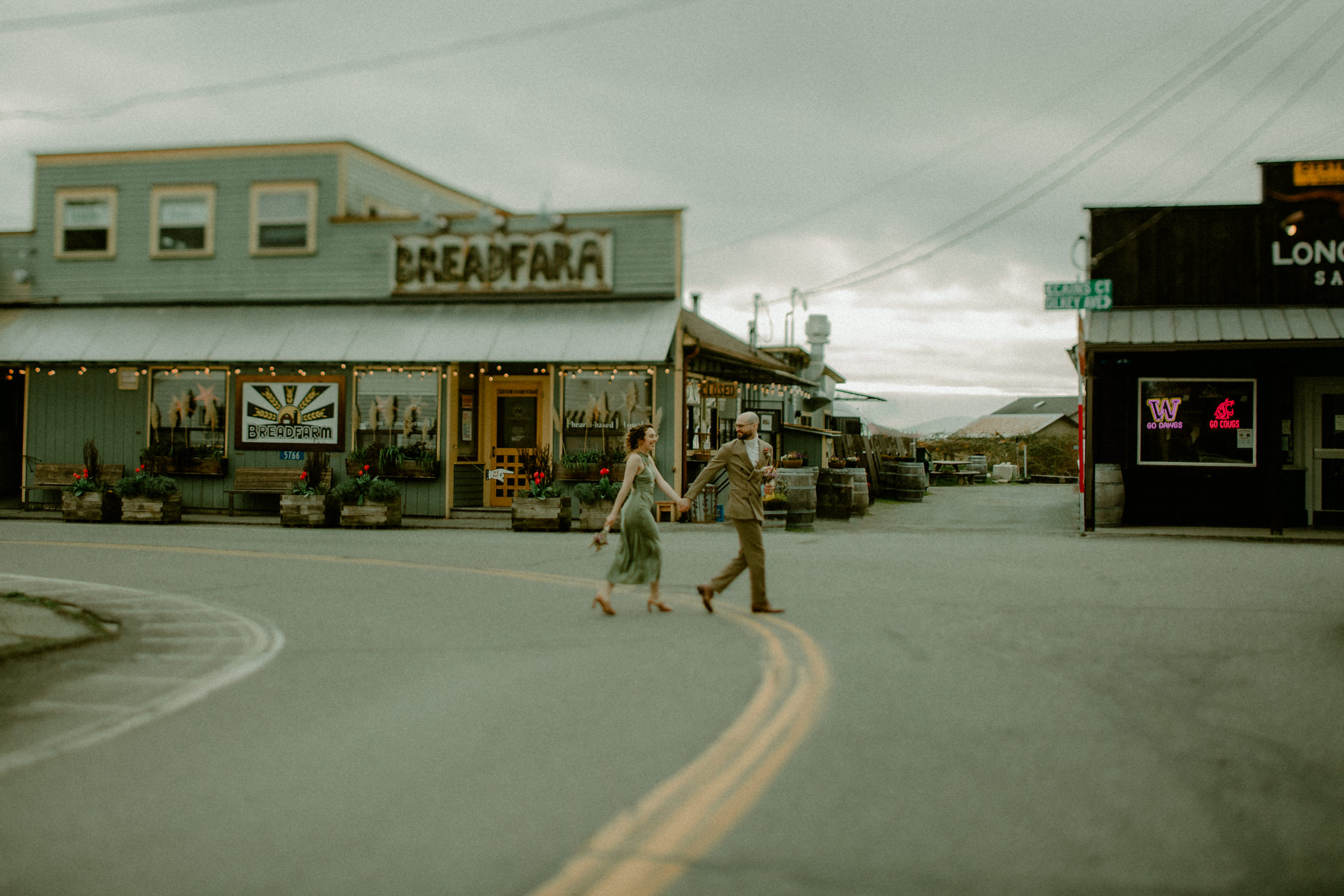 Artsy non-traditional elopement in Bellingham, Washington