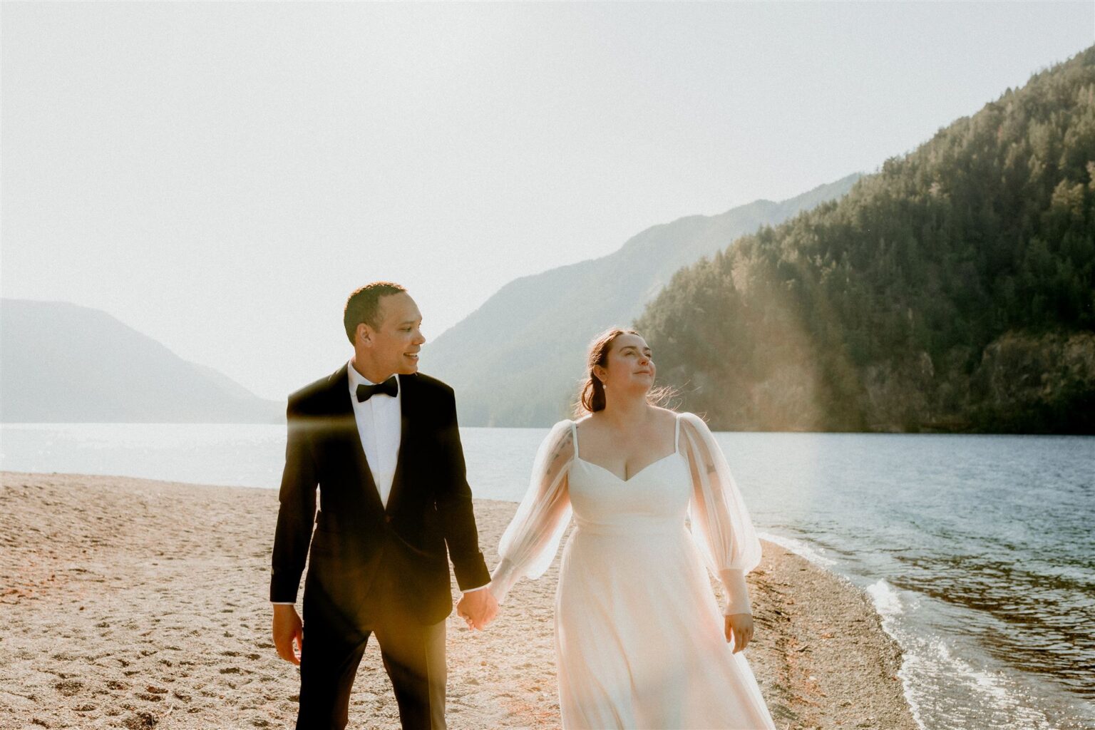 Olympic Peninsula summer elopement inspiration