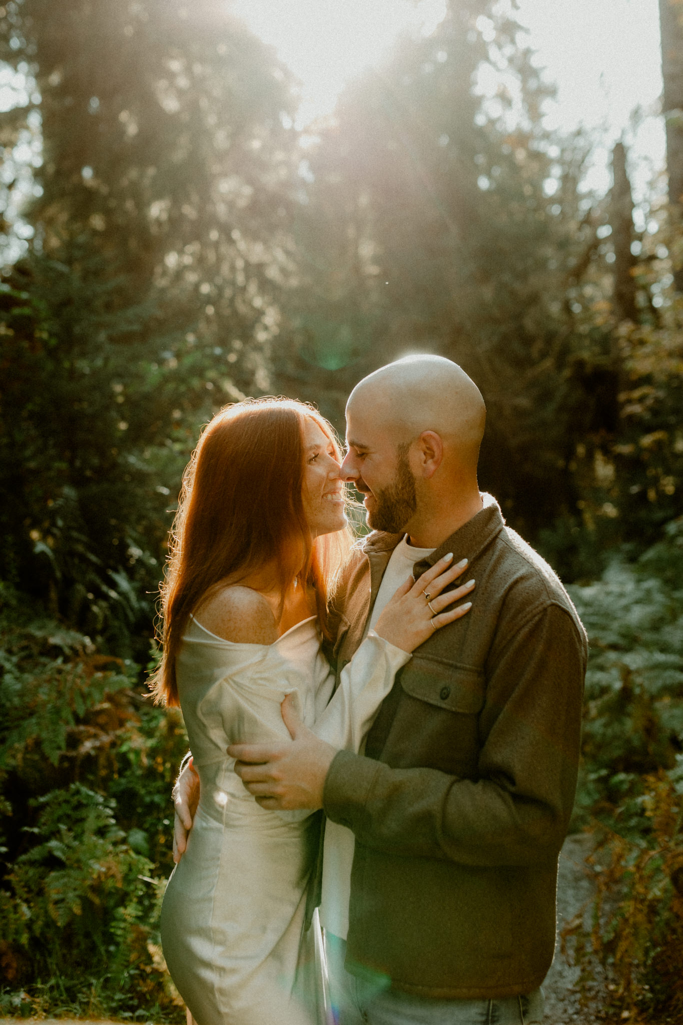 Hoh Rainforest engagement photos