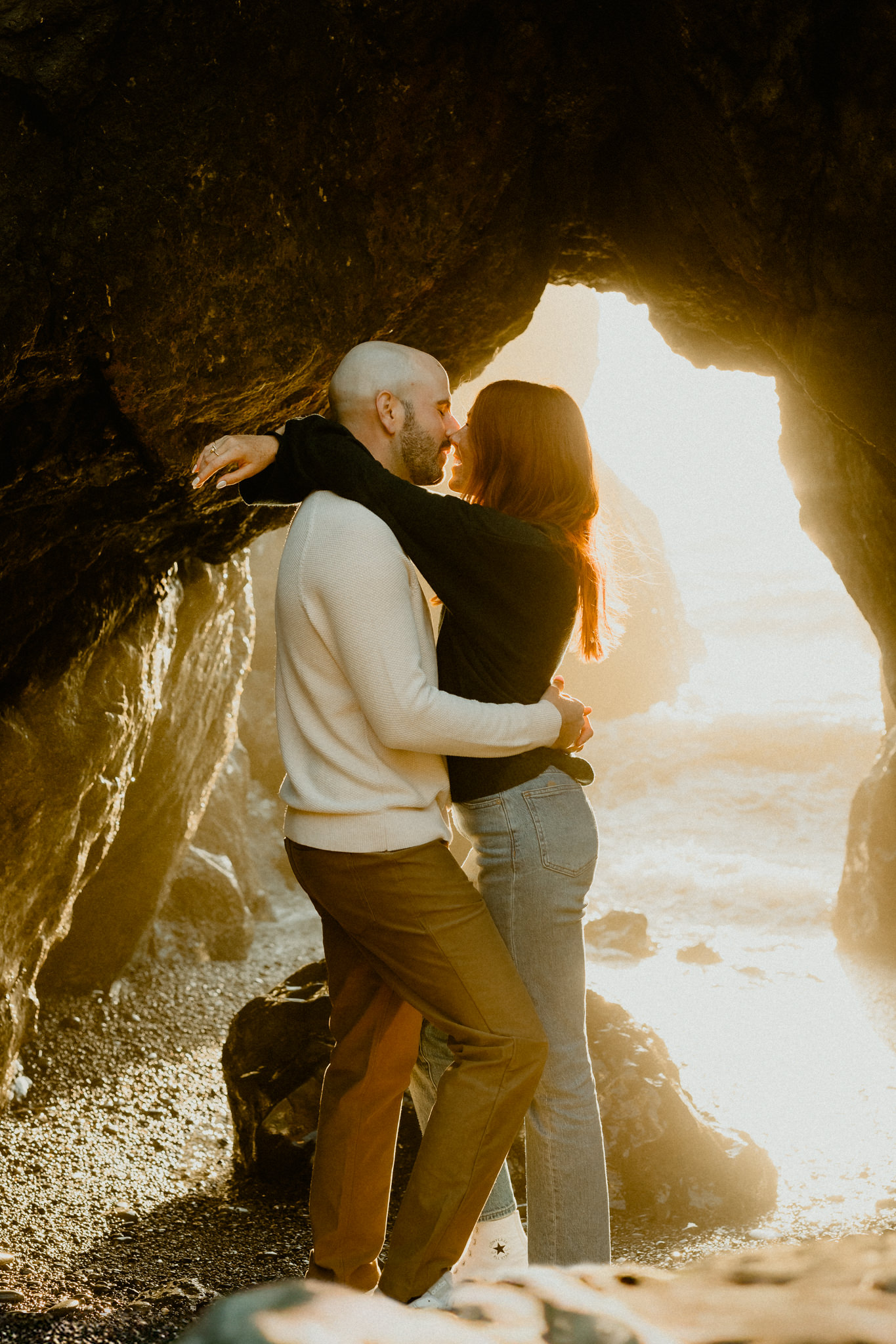 Ruby Beach engagement photos